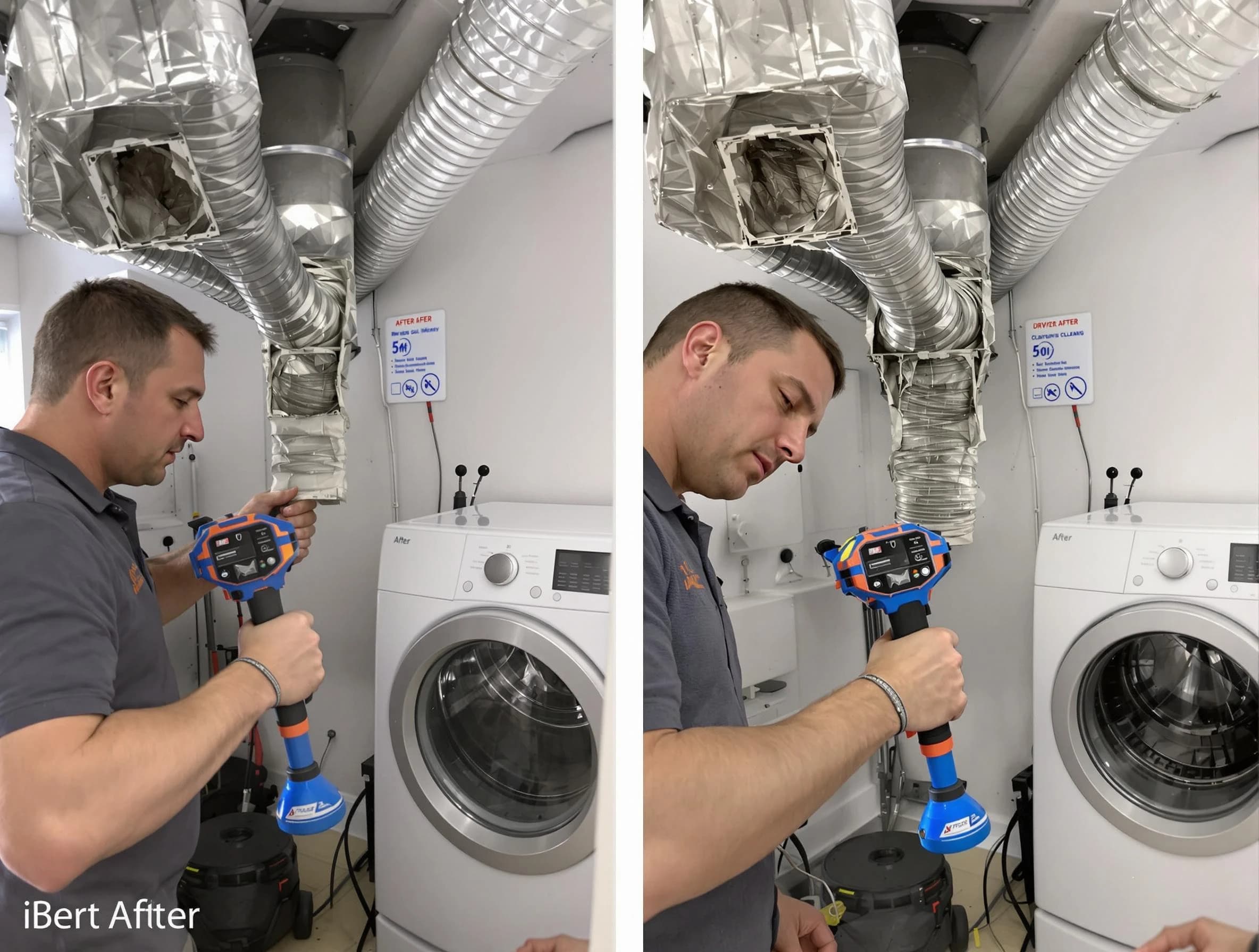 Professional clogged vent cleaning by Gloucester Dryer Vent Cleaning in Gloucester