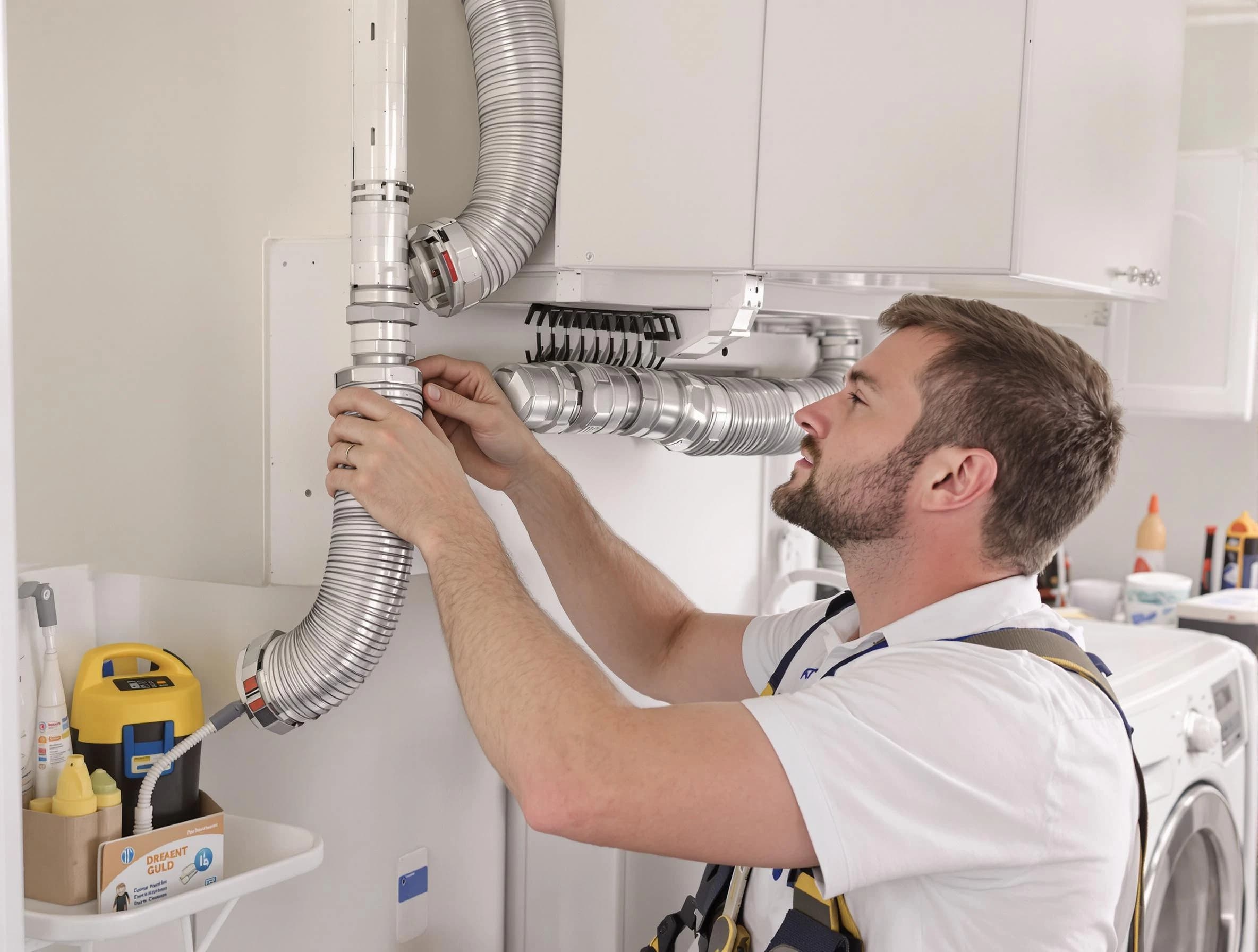 Professional dryer vent repair and installation by Gloucester Dryer Vent Cleaning in Gloucester