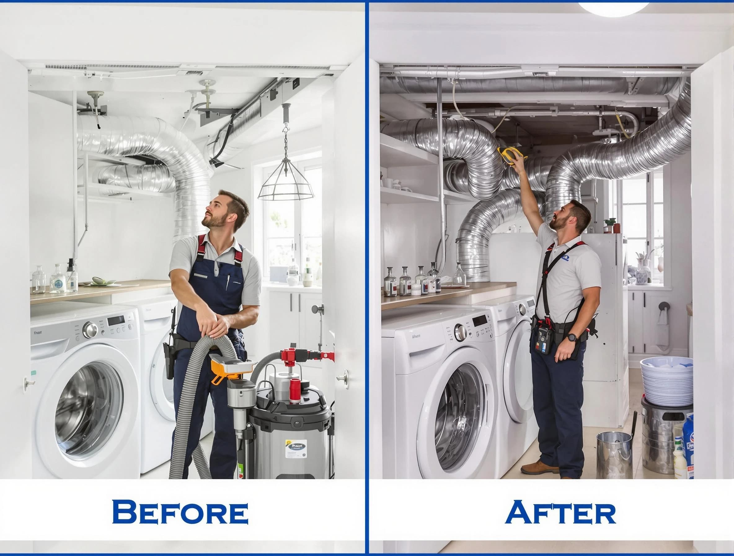 Expert gas dryer vent cleaning by Gloucester Dryer Vent Cleaning in Gloucester