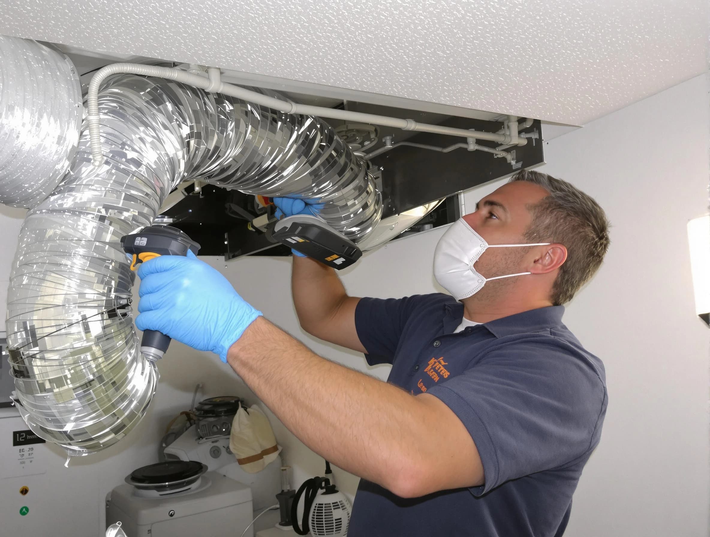 Gloucester Dryer Vent Cleaning professional performing thorough residential dryer vent cleaning in Gloucester
