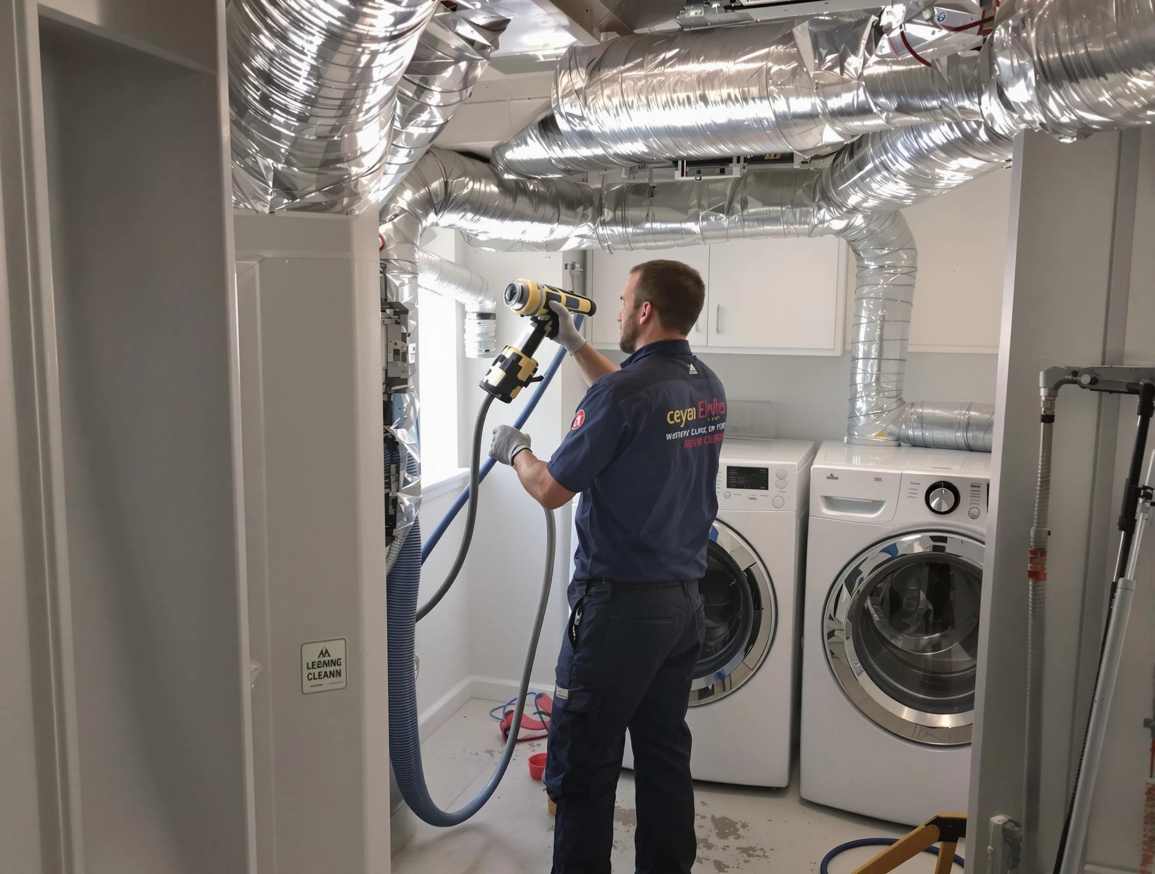 Gloucester Dryer Vent Cleaning specialist using advanced equipment for thorough duct cleaning in Gloucester