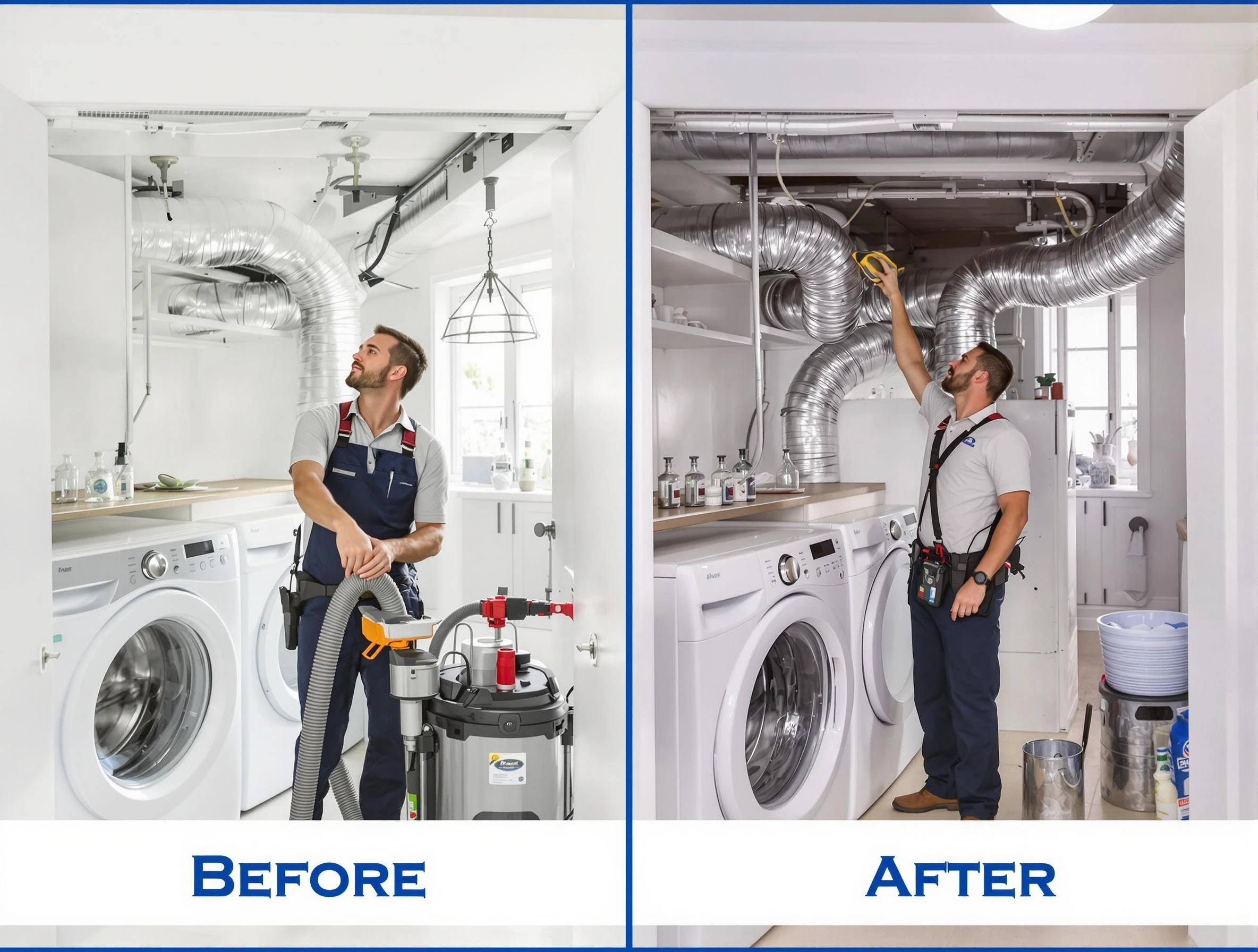 Expert gas dryer vent cleaning by Gloucester Dryer Vent Cleaning in Gloucester