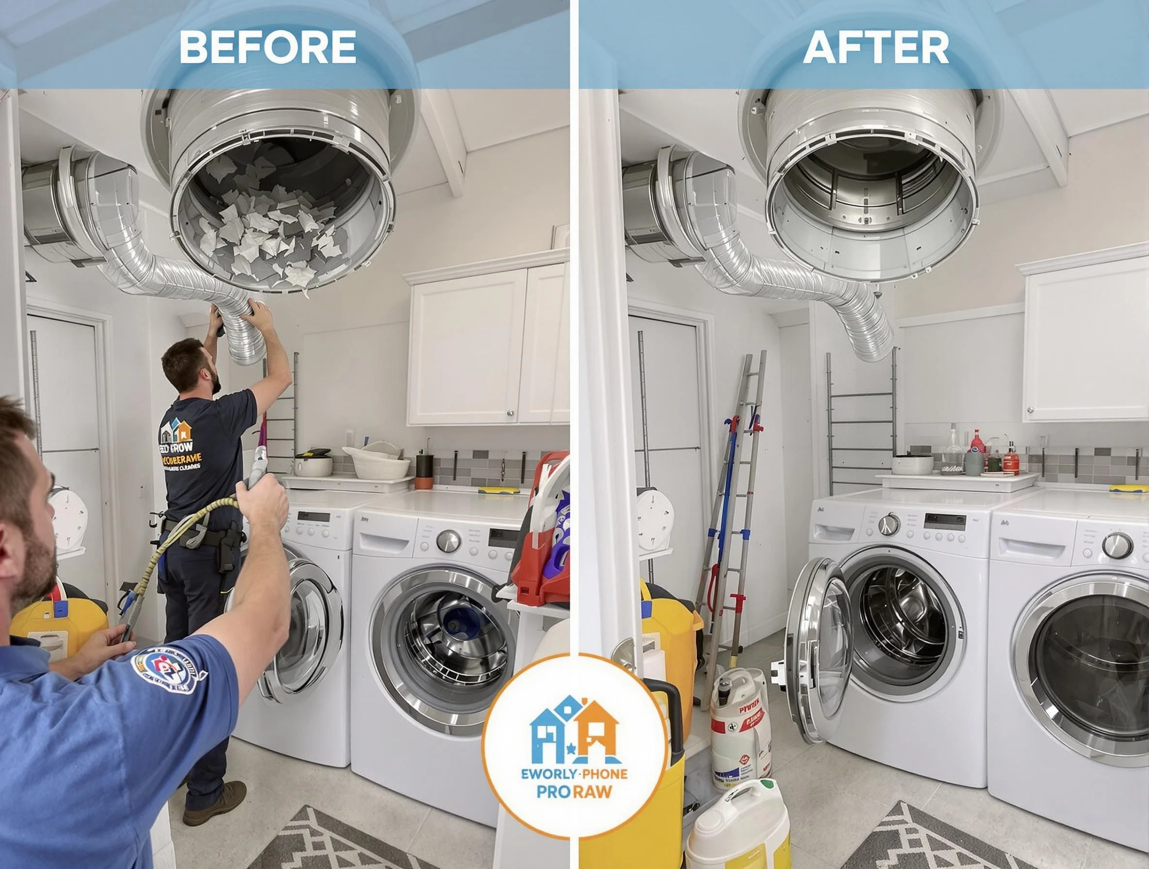 Residential dryer vent cleaning by Gloucester Dryer Vent Cleaning in Gloucester
